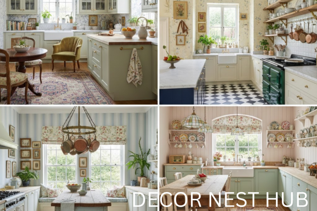 grandmillennial kitchen