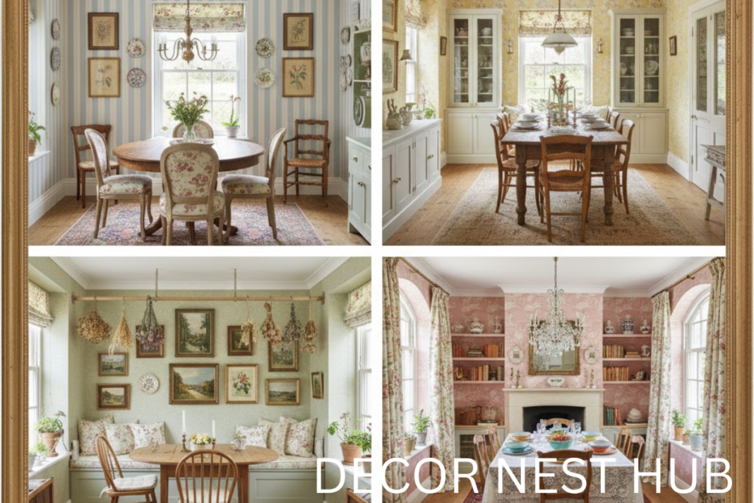 grandmillennial dining room